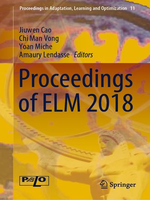 cover image of Proceedings of ELM 2018